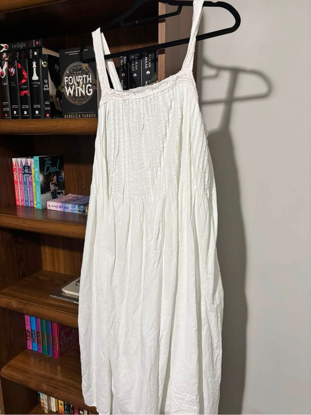 a new day White Cotton Sundress